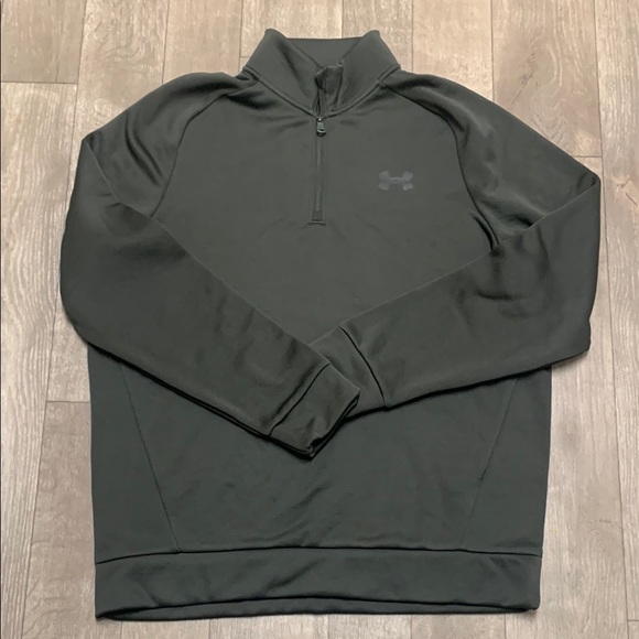Mens Under Armour Loose Fit Quarter Zip Sweatshirt Shirt‎ Jacket Pullover - Picture 1 of 7